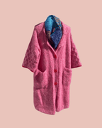 Pink mohair coat - TWELVE YARNS