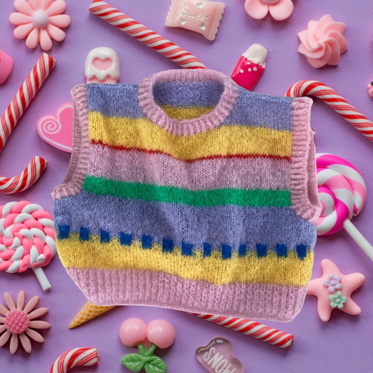 Candy pink vest