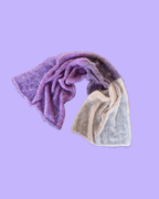 Purple mohair scarf - TWELVE YARNS