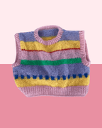 Candy pink vest - TWELVE YARNS