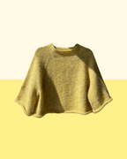 Yellow speckled jersey - TWELVE YARNS