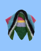 Triangular mohair scarf - TWELVE YARNS