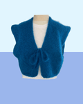 Peacock blue pullover - TWELVE YARNS