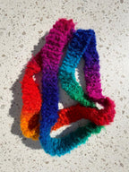 Rainbow wrap scarf - TWELVE YARNS