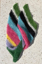 Triangular mohair scarf - TWELVE YARNS
