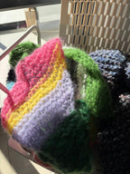 Triangular mohair scarf - TWELVE YARNS