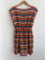 Colourful crocheted dress - TWELVE YARNS