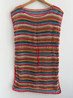 Colourful crocheted dress - TWELVE YARNS