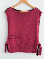 Berry and plum reversible top - TWELVE YARNS