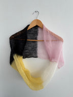 Multi-toned mohair snood - TWELVE YARNS