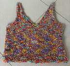 Confetti tank top - TWELVE YARNS