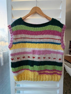 Tutti frutti reversible vest - TWELVE YARNS