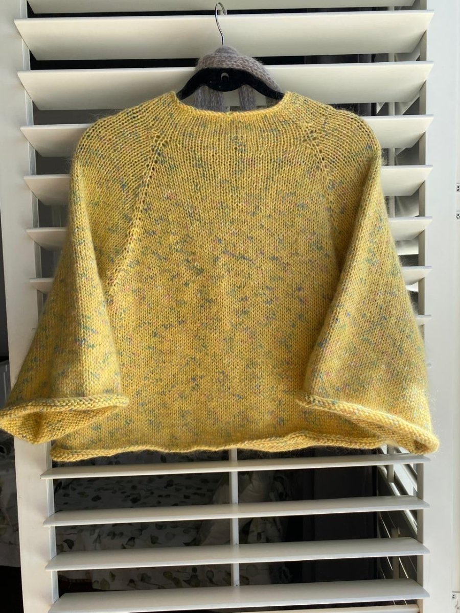 Yellow speckled jersey - TWELVE YARNS
